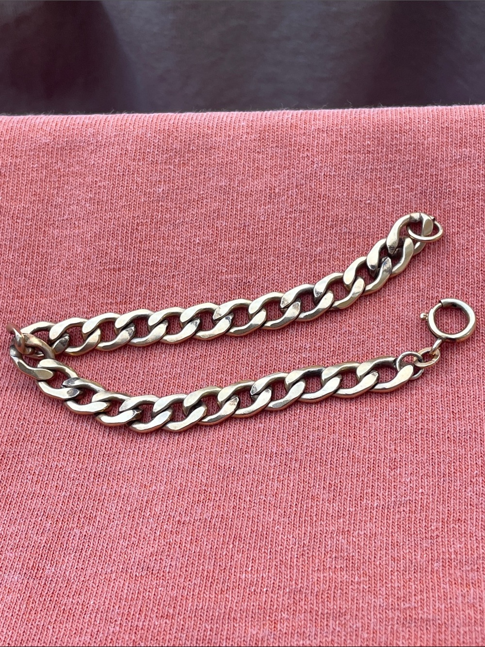 Gold Filled 12k Curb Chain Bracelet - Classic Link Design